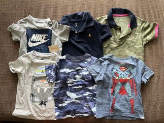 Kids Shirts 6 Pieces Size 3T-4T
