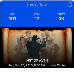 Ramon Ayala Tickets