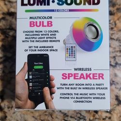 Wireless bluetooth LED light Bulb E26 RGB 7W speaker music playing Remot 2022