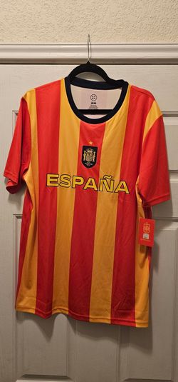 Spain Soccer World Cup Jersey Shirt New w Tags - Men's Large