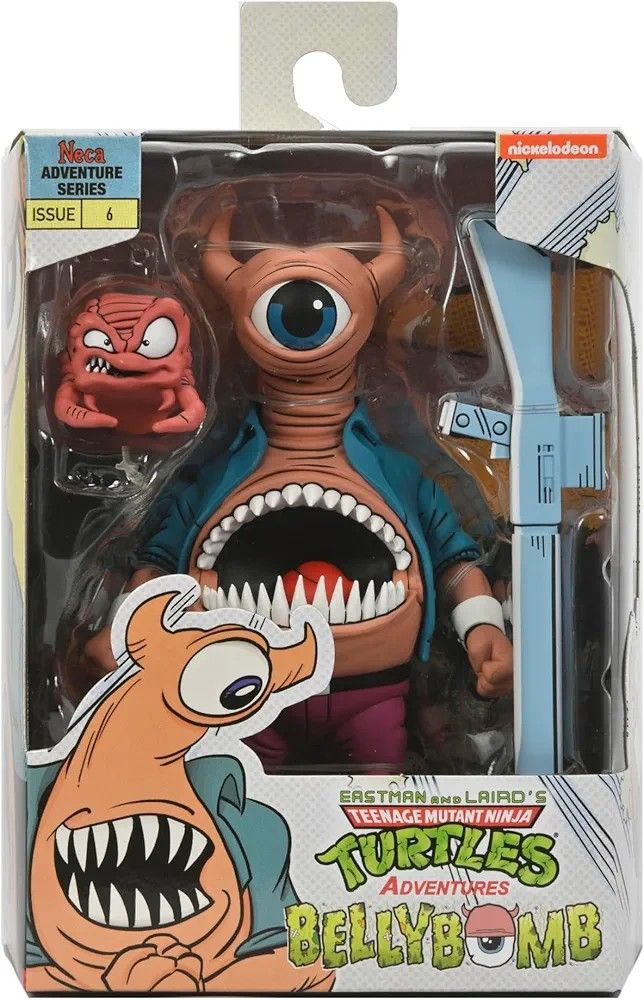 NECA - Belly Bomb Teenage Mutant Ninja Turtles - Eastman & Laird 's Adventure - New- 