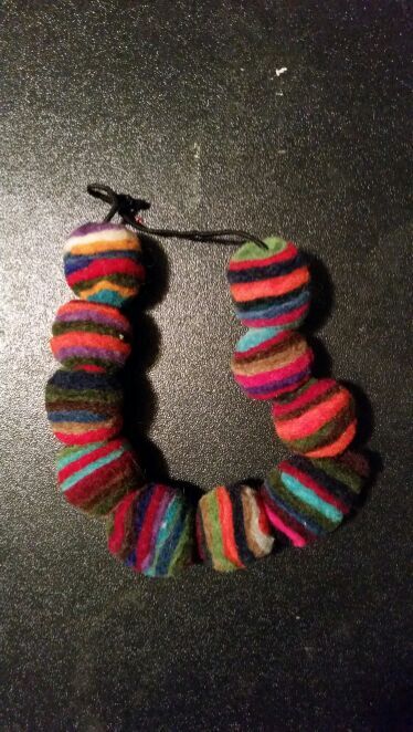 Felt beads