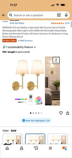Wall smart lamp