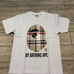 Bape T-Shirt Burberry - Sizes S, L, XL