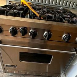 1234‼️Stove Stainless Steel ‼️Luxurious 💯 Brand VIKING DELIVERY 🚚 FREE🎉36INCHES, VERY CHEAP 
