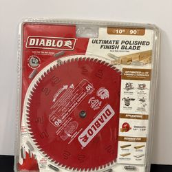 Diablo 10” 90T Ultimate Polished Finish Saw Blade – Ultra Clean Wood Cuts – New