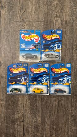 Hot Wheels Mimi Cooper, Austin Haley & Jaguar Lor 5 Cars In Packages