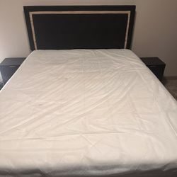 Bed Frame Plus Side Drawers