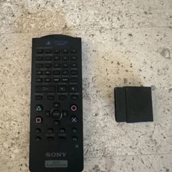 PS2 DVD Remote & IR Adapter (mint) 