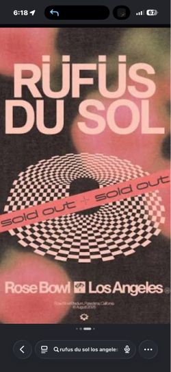 Rufus du Sol tickets 8/12/26