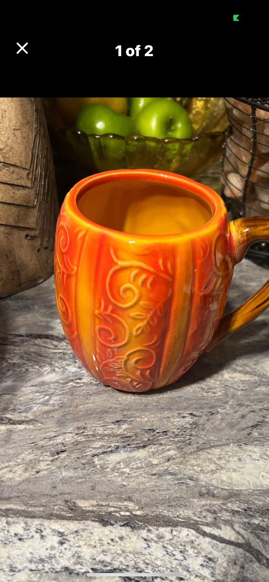 Orange Coffee Cup
