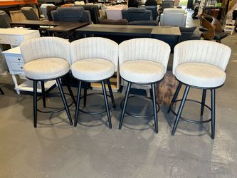 New Set of 4 Barstools 26” Height for Kitchen Counter