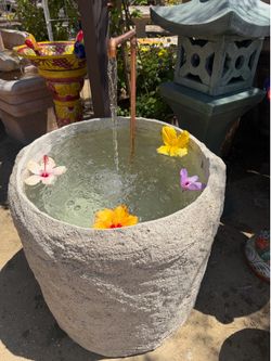 Concrete Water Fountain