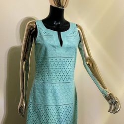 Banana Republic Women’s Baby Blue Sleeveless Dress Size (2)