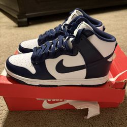 Nike Dunk High Championship Navy Size 9 Men