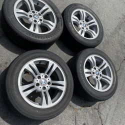 4 - 235/55r17 5x4.72 5x120 Stock Bmw X1 X3 X5 Wheels Rims Tires!!!!!!!!