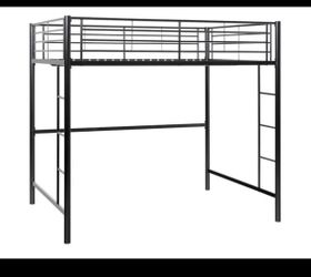 Twin Loft Bed and Mattress