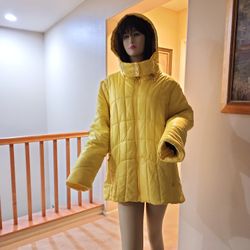 Yellow Puffer Jacket 3X