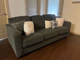 Dark Gray Fabric Sofa