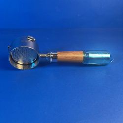 MORILS 51 Mm Bottomless Portafilter with Espresso Puck Screen & Premium Walnutwood Handle - Compatible with 51 MMBreville Machines