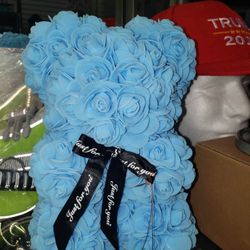 Blue 🔵 Rose Bear
