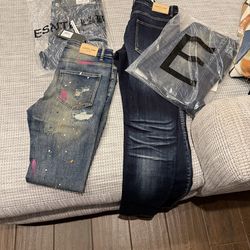 Men’s designer jeans (esntls) 4 pairs
