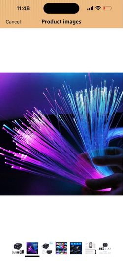 Firework led optical light