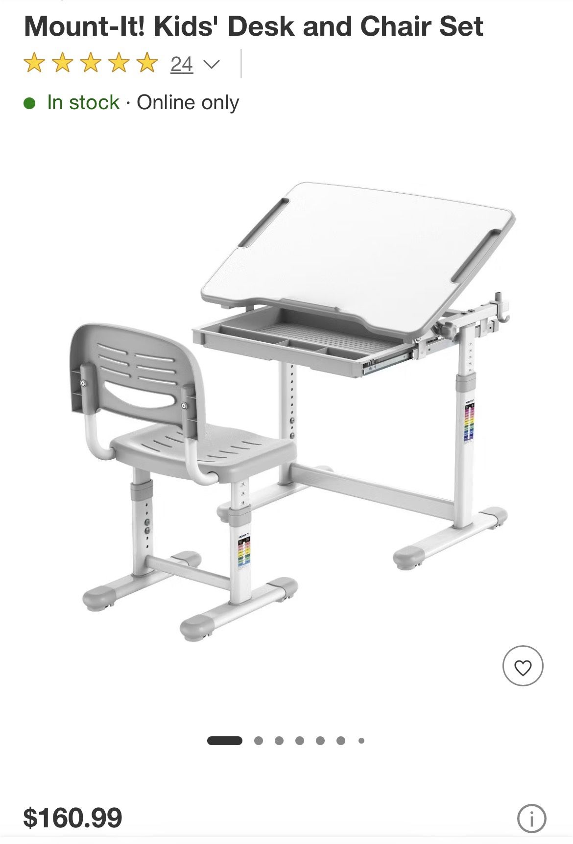 Kids Chair & Desk Set