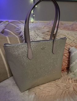 Silver Sparkle Kate Spade Tote
