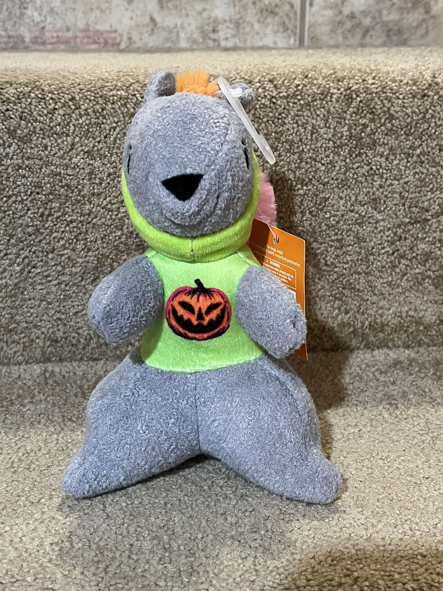Halloween Retro Squirrel Plush Dog Plush Toy Hyde & EEK! Boutique New