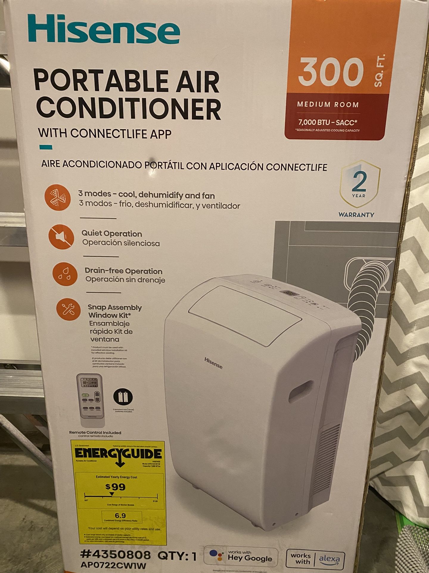 Hisense Portable Window Air Conditioner