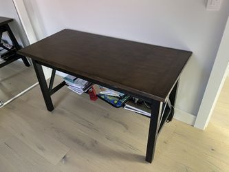 Solid Wood Desk With Drawers