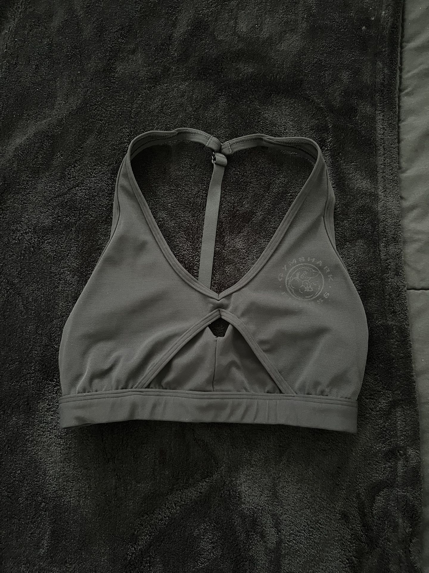 Gymshark Legacy T Bar Sports Bra (Black)