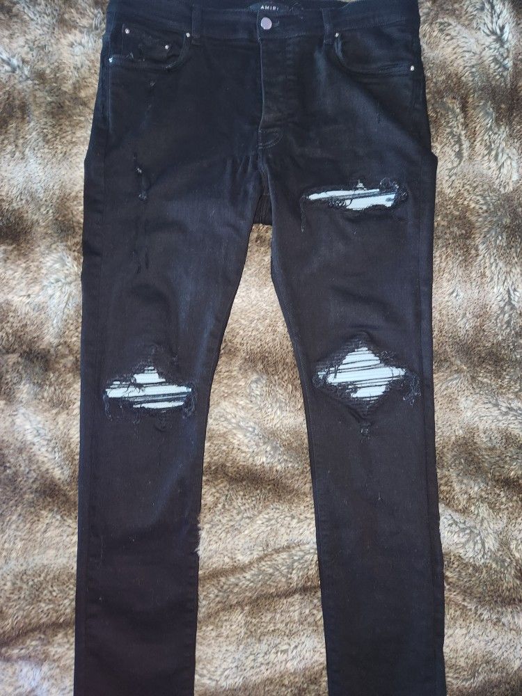 Amiri MX1 Baby Blue Leather