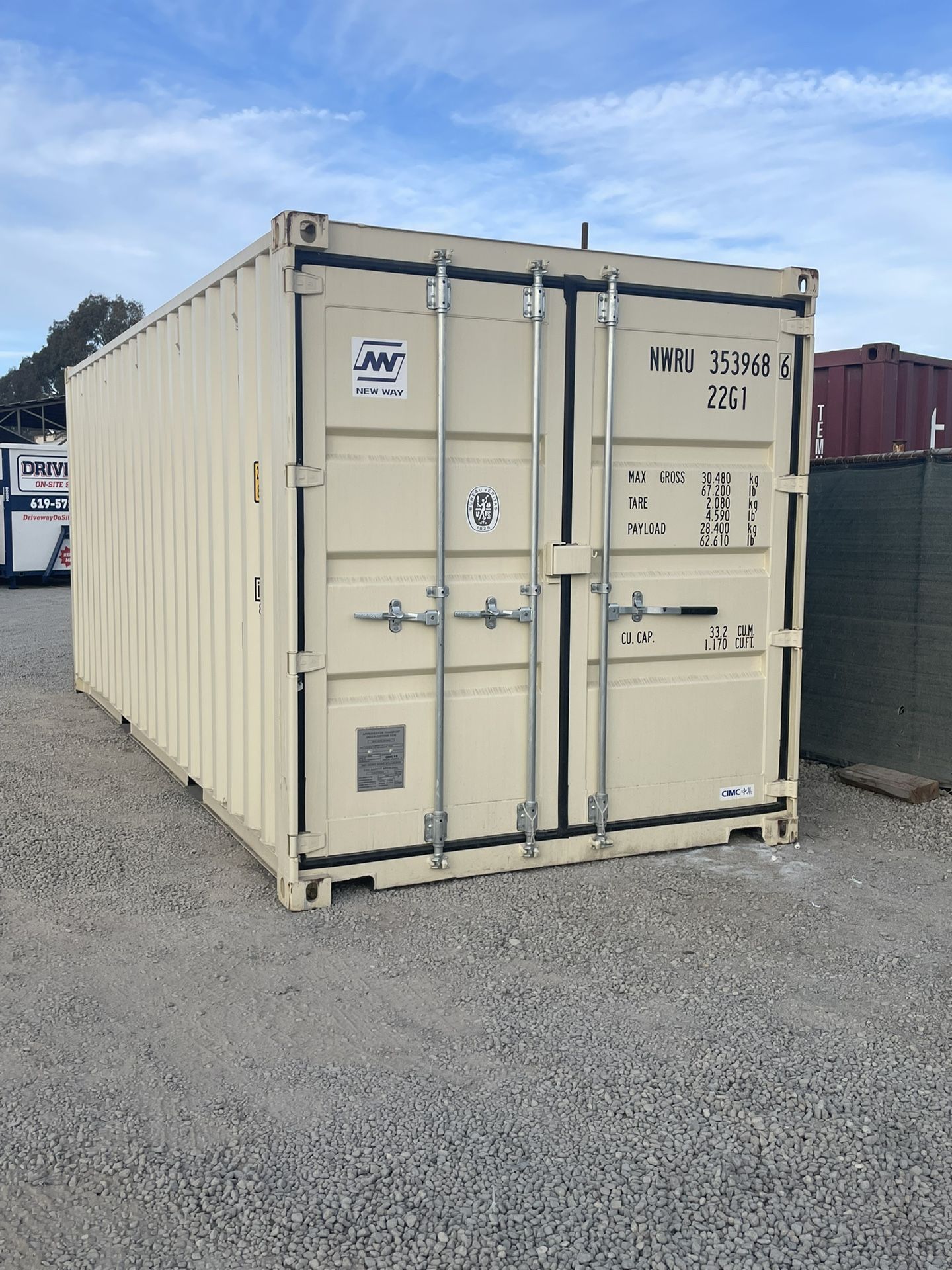 New 20' Shipping Container