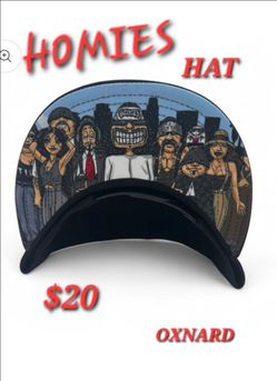 HOMIES - BLACK SNAPBACK HAT Smiley Group