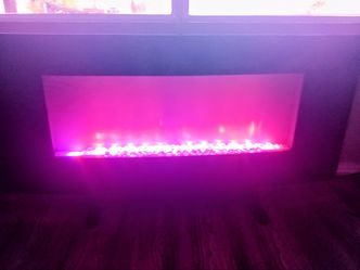 fireplace . electric