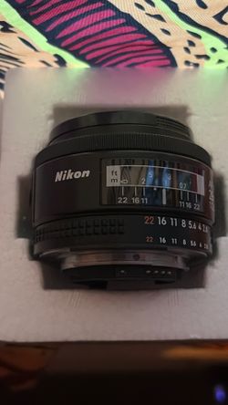 Nikkor f af 28mm f/2.8 camera lens