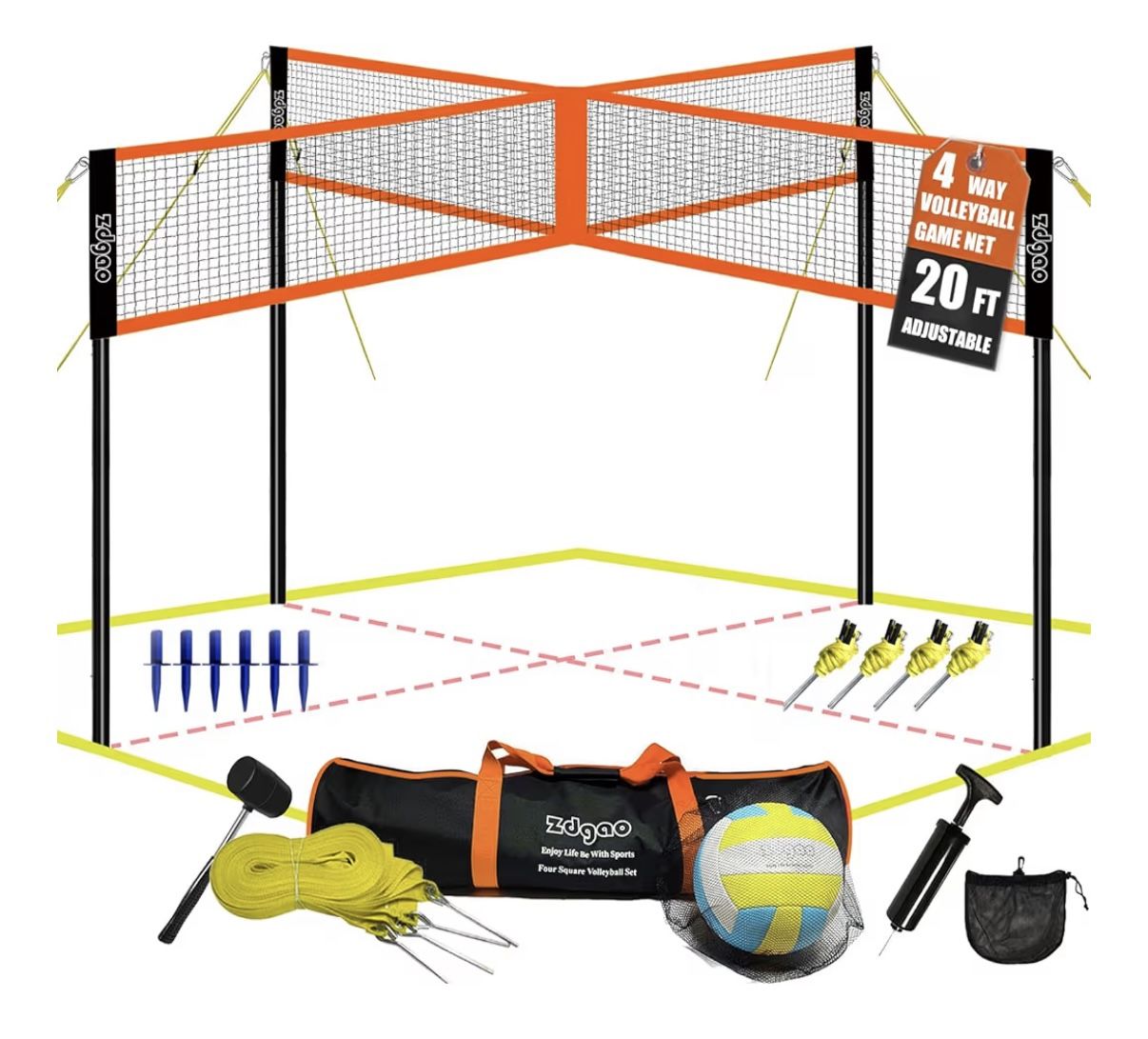 Zdgao Volleyball Net