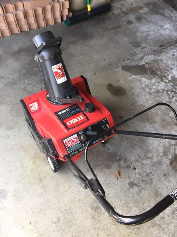 TORO SNOW BLOWER CCR 1000 3 HP 2 CYCLE POWER CURVE