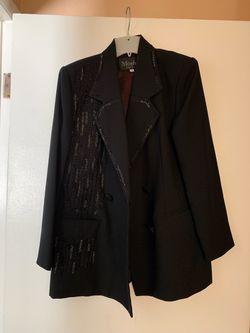 Black jacket with embellishment