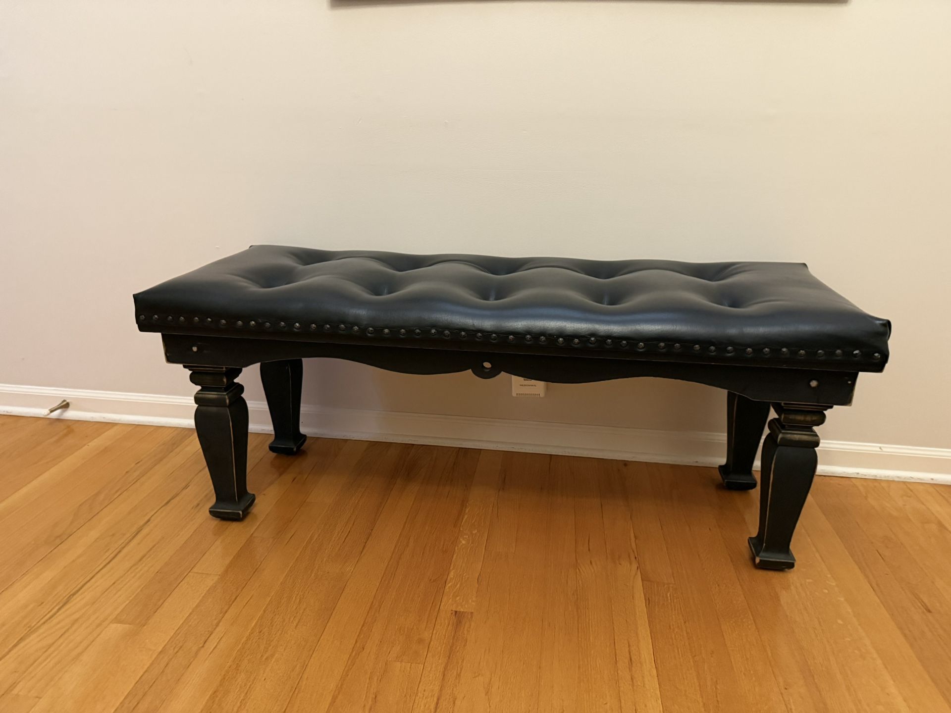 Faux Leather Upholstered Bench