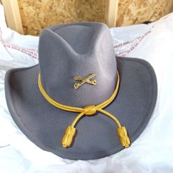 Military Western Cowboy  Hat  Cavalry Hat 