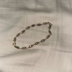 18K Gold Rustic Bracelet 