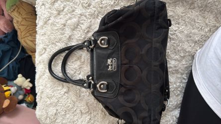 Black coach bag