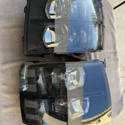 LED DRL Headlights 07-14 Chevy Silverado 1(contact info removed) 3500/ HD