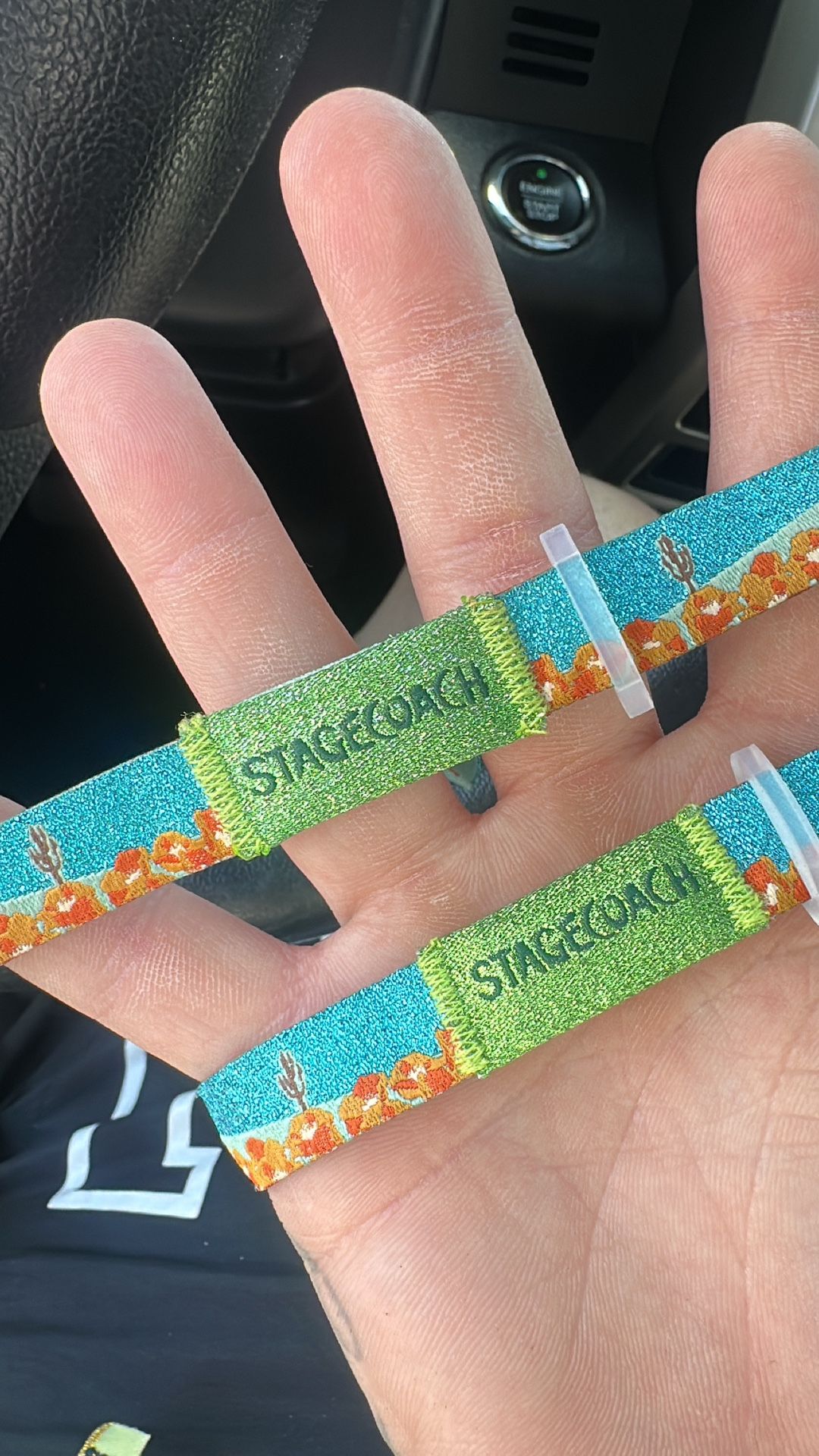 GA SUNDAY STAGECOACH WRISTBANDS $175 EACH