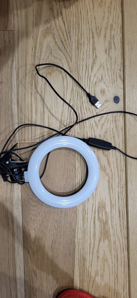 Ring Light With Dimmer USB Plug In