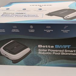 New Betta Swift Solar Powered Smart Robotic Pool Skimmer
