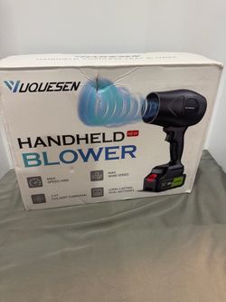 Hand held blower 2 batteries and case